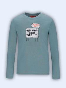 Tygo & Vito Футболка с длинными рукавами "Макс" светло-голубого цвета