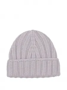 Шапка бини в рубчик La-Rose, серый