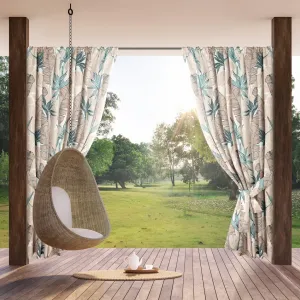 EUROFIRANY | Уличная штора - Банановый лист - 155 x 200 см - Водонепроницаемая - Стильный экран для защиты от посторонних глаз на патио Eurofirany