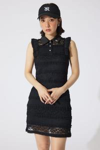 Платье с кружевом Rienda, цвет Black