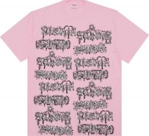 Футболка Supreme Wombat Tee 'Light Pink', розовый