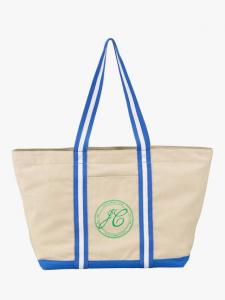 Большая холщовая сумка Boat Club Joules, 28.8L, Neutral/Blue