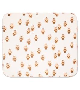 Детское одеяло из хлопка с принтом Mini Rodini, Offwhite