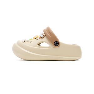 C°BANNER Клоги женские бежево-голубые хаки-коричневые, цвет Khaki Brown