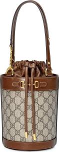 Сумка Gucci Horsebit 1955 Small Bucket Bag Beige, бежевый