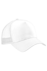 Полусетчатая кепка/головной убор дальнобойщика Beechfield, белый