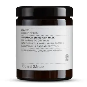 Питательная маска для волос, 180 мл Evolve Organic Beauty Superfood shine hair