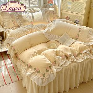 FUANNA Комплект постельного белья 4 предмета, 180 см, пододеяльник 200x230 см