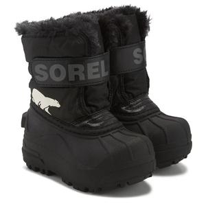 Детские водонепроницаемые зимние ботинки для малышей Sorel Snow Commander, black/charcoal