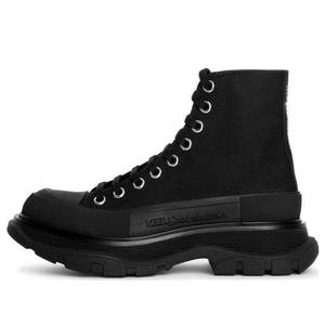 Кроссовки tread slick boots 'triple black' Alexander Mcqueen, черный