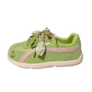 JimiXiong Женские лоу-топ скейтборд кроссовки зелёные, цвет Green