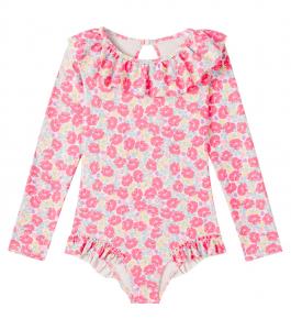 Маука купальник-рашгард с рюшами Konges Sløjd, Rose Anglaise