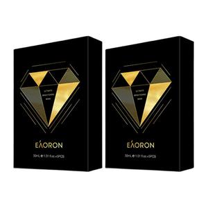 Eaoron Маска для лица Premium Brightening Black Diamond осветляющая увлажняющая 5 шт/10 шт/15 шт