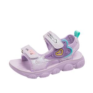 Нескользящие, износостойкие, дышащие детские сандалии для детей SHIBU, фиолетовый