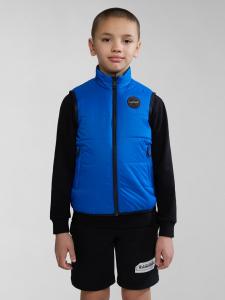 Стеганый жилет Napapijri Wende-Steppweste, цвет Blau/Dunkelblau