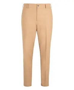 Брюки из смесовой шерсти с карманами Hugo, бежевый
