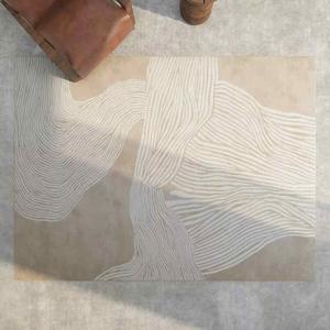 AOVOC Ковер 140х200 см для гостиной и спальни в стиле ваби-саби, Yala Pink 10