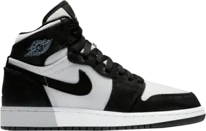 Кроссовки Air Jordan 1 Retro High GS Aluminum, серый