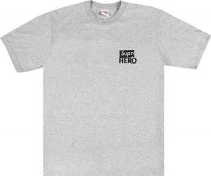 Футболка Supreme x ANTIHERO Dog Tee 'Heather Grey', серый