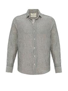 Рубашка на пуговицах стандартного кроя Antioch, черный/белый