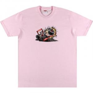 Футболка Supreme Crash, розовый