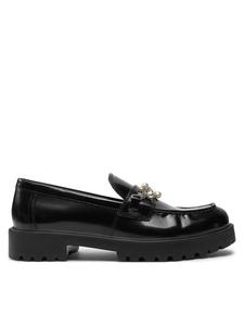 Балетки Tory Burch Embellished Classic Lug Loafer 165828, черный