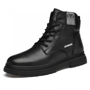 King Jinmai Короткие мужские ботинки Martin, черные