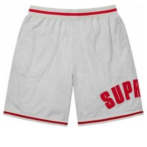 Шорты ultrasuede mesh short 'grey red' Supreme, серый