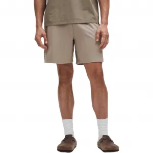 Мужские мягкие джерси шорты 7' Casual Lululemon, warm umber серый/wshg