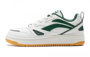 Коллекция Sports Life Kids Скейтбординг Кроссовки GS Low-top Белый/Зеленый Lining Young, зеленый