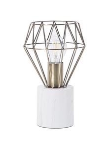 Настольные лампы MOONI из латуни/белого металла - (Ш) 17 x (В) 28 x (Д) 17 см