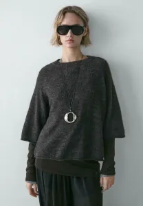 Джемпер с рукавами реглан Massimo Dutti, Dark Grey