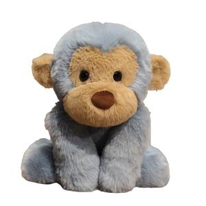 Очаровательные плюшевые куклы Smiji Monkey высотой 40 см MLING, синий