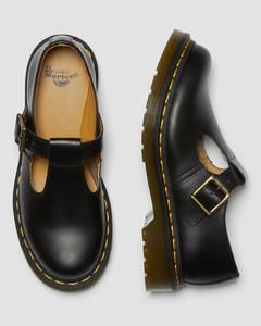 Туфли кожаные Dr. Martens Polley Mary Janes, черный
