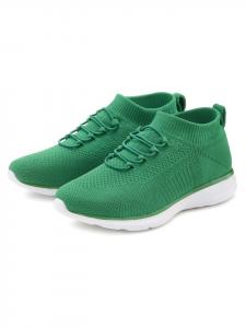 Низкие кроссовки LASCANA, зеленый