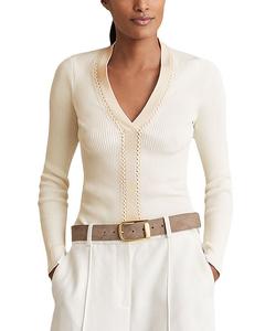 Лаури Крафт Стич Топ REISS, слоновая кость/кремовый