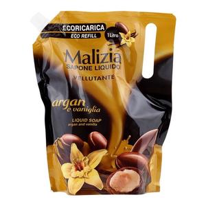 Жидкое мыло с аргановым маслом и ванилью Malizia, 1000 млl