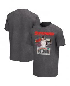 Мужская черная футболка с рисунком Superbad Philcos, черный