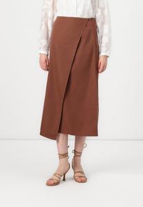 Юбка А-силуэта PCANDY SKIRT Pieces, темно-коричневый