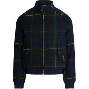 Ralph Lauren Пледовая шерстяная куртка поло, Green