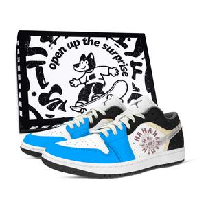 Jordan Air 1 Rotating английские винтажные баскетбольные кроссовки Unisex Black Yellow Blue