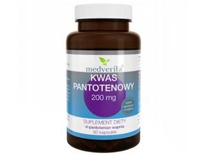 Medverita, Пантотеновая кислота, 200 мг, 90 капсул