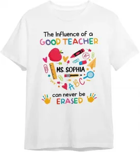 Футболка для учителя с принтом "Большое сердце для маленьких умов"