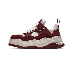 Низкие кроссовки для скейтбординга, увеличивающие рост, унисекс SALAXI, Ancora Red