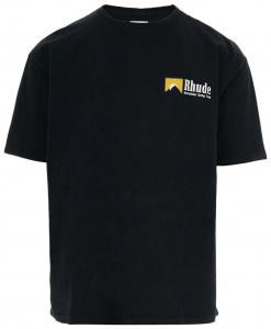 Футболка Rhude Ramatuelle INTL Racing Tee, черный