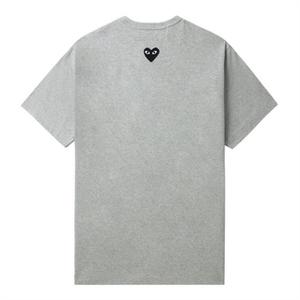 Футболка с принтом на спине CDG Play, серая