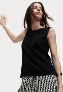 Блузка с перекрестной спинкой Marks & Spencer, Black