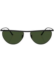 Oliver Peoples солнцезащитные очки 1984C в круглой оправе, черный