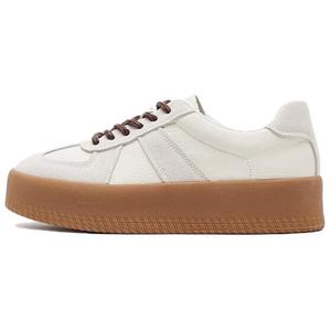 Staccato Кроссовки для скейтбординга на толстой молочной платформе, белые, женские