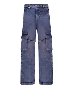 Брюки-Карго фиолетового цвета с карманом для мобильного телефона FlãNeur, фиолетовый